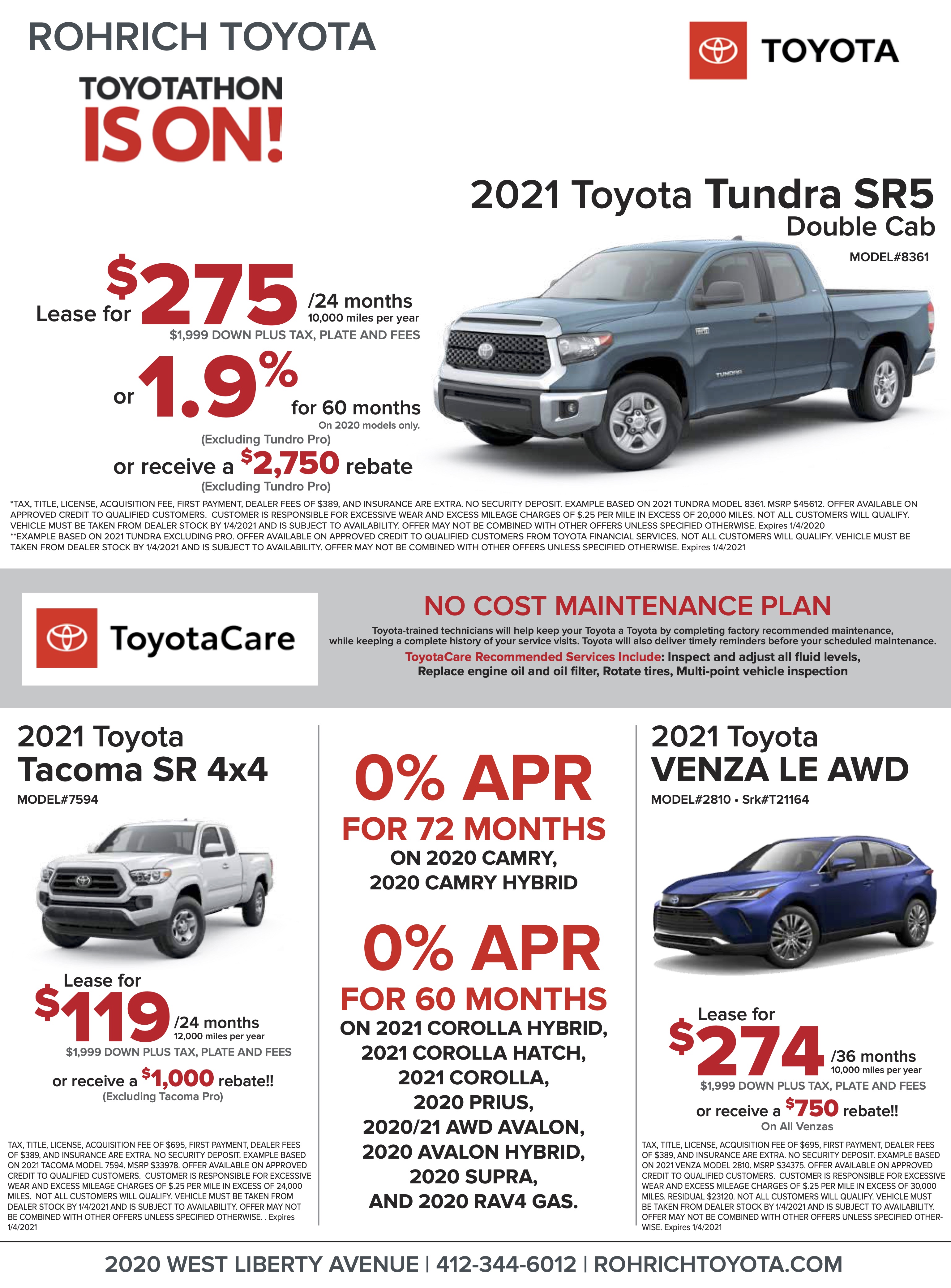 Rohrich Savings in Pittsburgh, PA | Rohrich Toyota